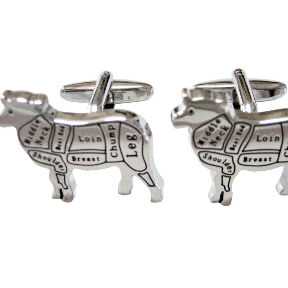 Lamb Butchers Cut Cufflinks